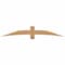 Ekena Millwork Bellingham Timber Gable Bracket, Western Red Cedar, 84"W x 14"H x 3 1/2"D x 5 1/2"F, 4/12 Pitch GBW084X14X0406BEL00SWR - alternate 1